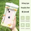 2-Pack Waterproof Airbag Phone Bag: Ultra-Thin, Dustproof, Transparent for Swimming & Rafting