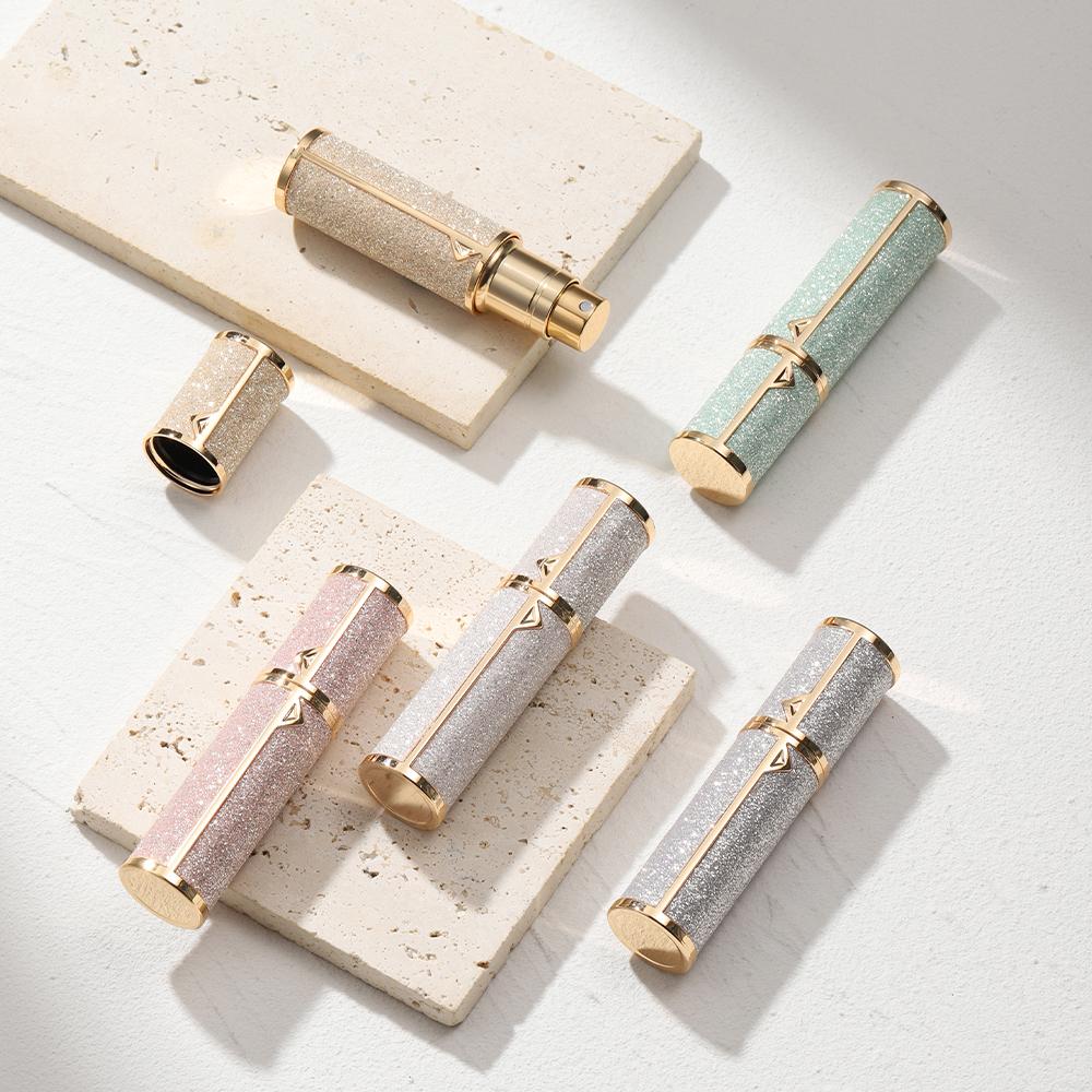 5ML Portable Compact Leather Perfume Bottle Multipurpose Sprayer Refillable Empty Perfume Atomizer for Travel Spray Bottle 1PC