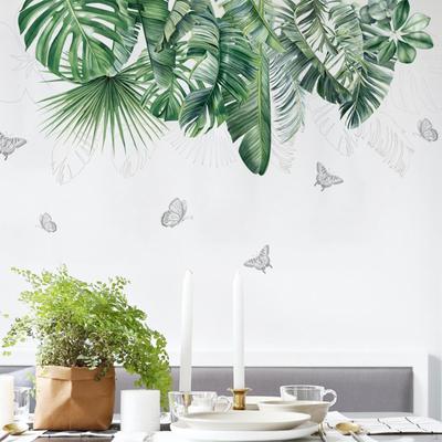 Wandaufkleber Abziehbild Wasserdicht DIY Dekoration Pflanzendesign Wandbild Ornament für Küche