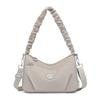 Nylon Pleated Strap Women's Crossbody Bag - Lightweight, Versatile, Simple Shoulder Bag for Commuting and Casual Use