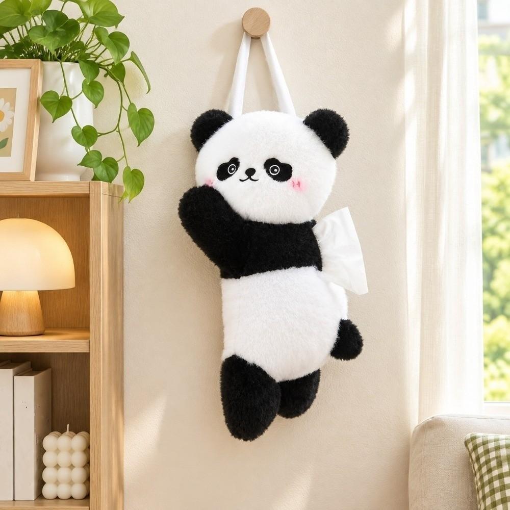 30cm Car Tissue Box Cute Doll Hanging Tissue Box Funny Tissue Napkin Holder  Paper Organizer