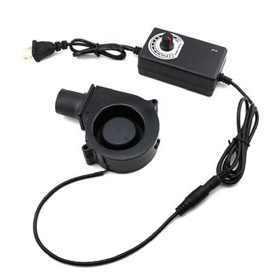 BBQ Air Blower Fan 12V 3600RPM Variable Speed Centrifugal Fan for Camping Outdoor Quick Charcoal Starter Cooking