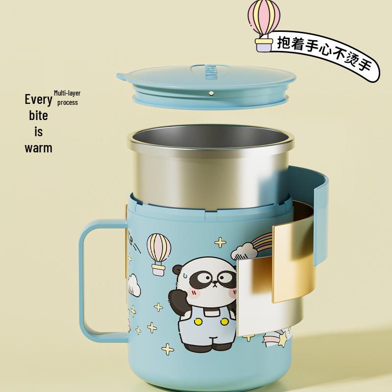 Beerus Team Stainless Steel Mug: Cute Cartoon Style, Leak-Proof, Dustproof, with Lid for Coffee, Tea, or Water.