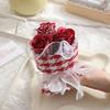 Yousheng Mini Artificial Rose Bouquet Handcrafted Simulated Flower Decoration Romantic Valentine's Day Birthday Gift for Mother Wife Girlfriend