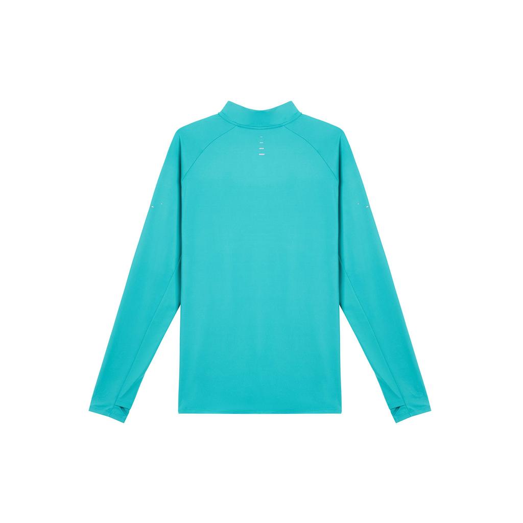Nike Dri-Fit Stride Quick-Drying Versatile Raglan Sleeve Long Sleeve T-Shirt Men Tops Cactus-Green Silver HV2181345