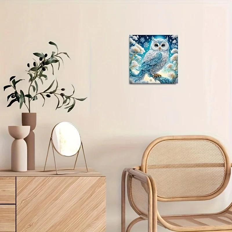 5D Shaped Diamond Painting DIY Framed Decorative Artwork Living Room Display Stand Ornament Home Decor