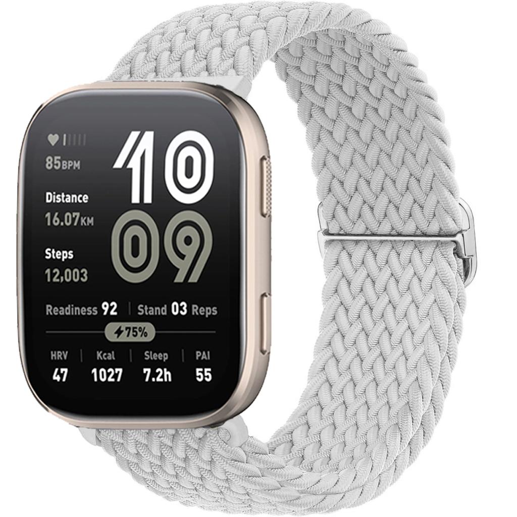 Braided Solo loop band For Amazfit bip 6/5/Balance/GTS/4/2e/Mini/3/GTR/4/2/3/Pro correa 20mm 22mm watch bracelet huawei gt Strap