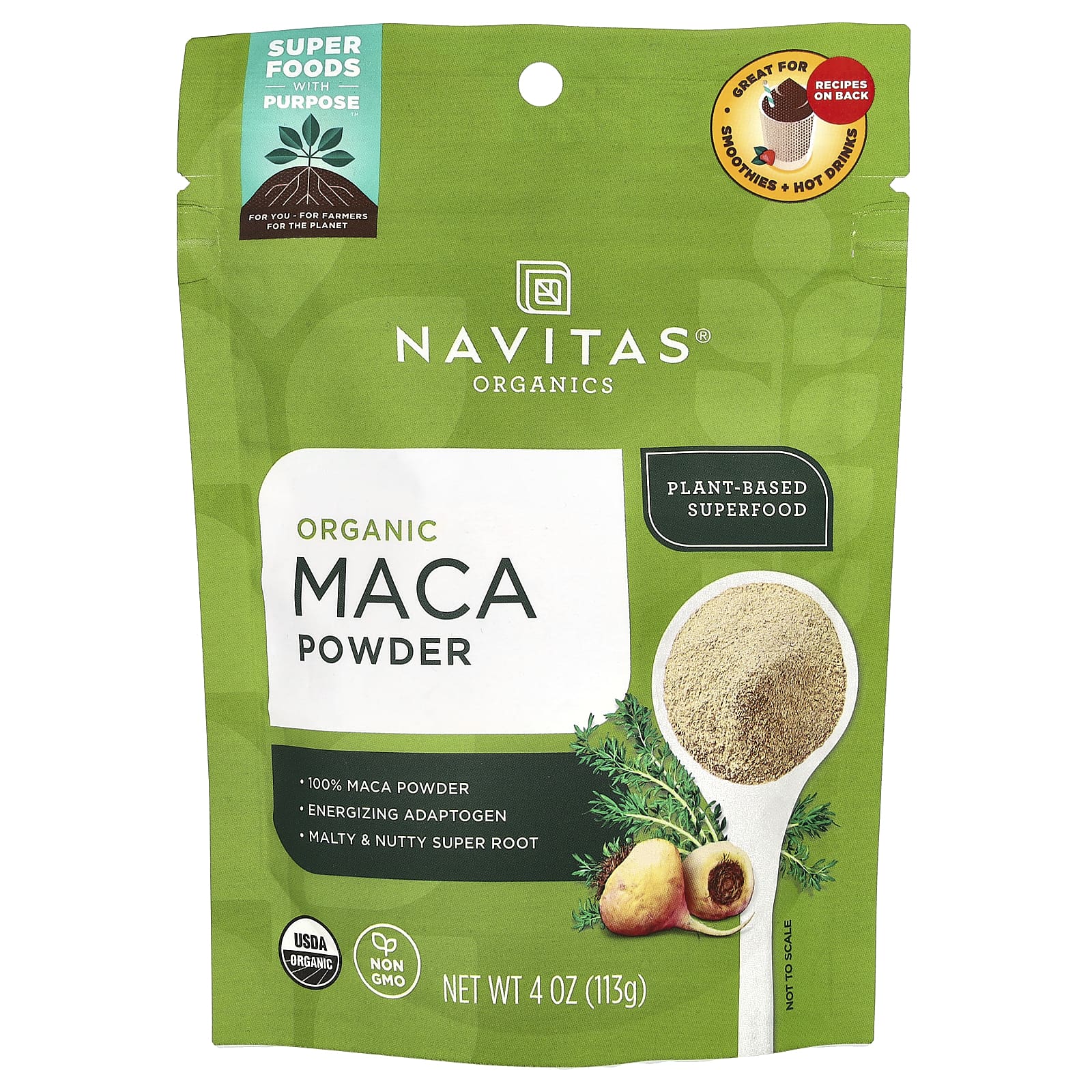 

Organic Maca Powder, 113G(4Oz)
