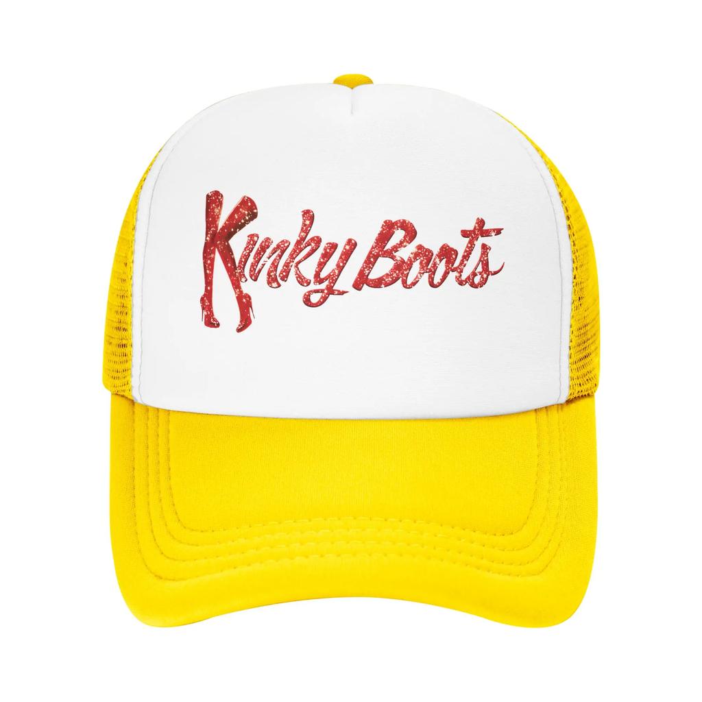 Kinky Boots the Musical Mesh Trucker Hat Sturdy Summer Cooling Meshback Baseball Cap Adjustbale For Casual Wear