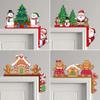 Wooden Christmas Decorations Indoor Holiday Door Corner Signs Wall Hanging Ornaments Festive Home Decor Christmas Tree Corner Decorative Pieces
