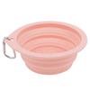 In-Stock Portable Silicone Pet Feeding Bowl - Food Grade, Foldable for Dogs & Cats.