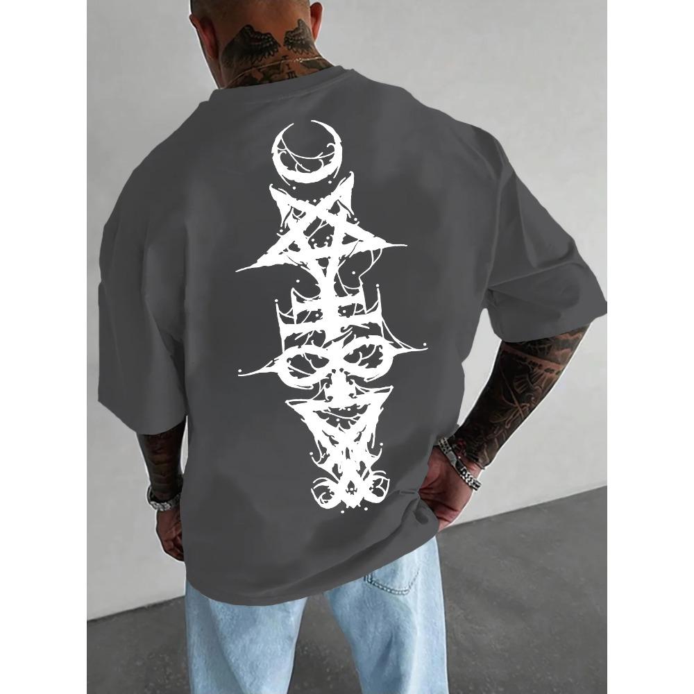 T-shirt estiva da uomo a maniche corte stampata
