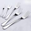 Verdickte Edelstahl-Dinnerbestecke mit langem Griff - 10er-Pack