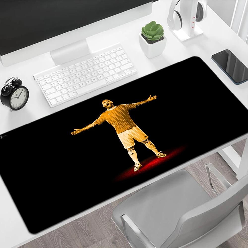 Football Player Action Large Mouse Pad Desk Mouse Pad Desktop Mouse Pad Non-Slip Rubber Bottom Gaming Accessories Ideal Gift for Gamers