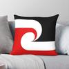 New Zealand Maori Flag Pillowcase Polyester Linen Velvet Creative Zip Decor Room Cushion Cover 45x45