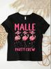Malle Party Crew Group Design Mallorca Party Flamingo Tee For Unisex And Unisex Unisex Suitable For All Unisex All TShirt