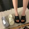 Fashion Shoes For Girls Slippers Soft Slides Slipers Women Fashion Platform Lady Comfort 2025 Summer Luxury Casual Leisure Slippers Casu