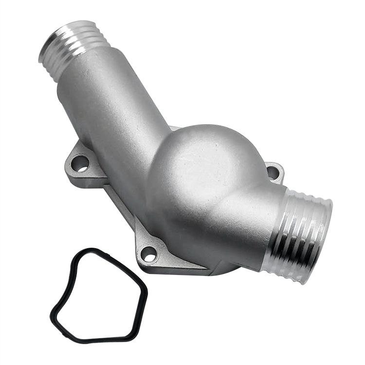 Aluminum Thermostat Assembly with Water Hose Connector for BMW 3 & 5 Series E46/E34