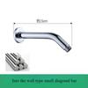 Wall-mounted Stainless Steel Shower Head Extension Arm Rain Extension Tube Shower Seat Basic Bathroom Accessories
