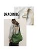 New Simple Canvas Bag Solid Color Single Shoulder Bag Crossbody Bag KTY