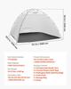 Portable Paint Booth Tent, 2950 x 2920 x 2020mm Painting Tent Station, Spray Shelter with Built-in Floor & Mesh Screen, Large Space, Oxford Spray