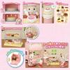 Sylvanian Families Ladenmöbel-Set Erster Kuchenladen ST Mark Alter 3 und Spielzeug Sylvanian Epoche [Süßer Konditor-Satz] Mi-92 Zertifiziert, Hoch, Puppenhaus,