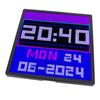 Pixel Digital Photo Frame Wall Mount Desktop 64x64 LED Panel Display Frame with APP for Game Room Decor