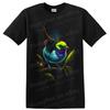 Painted Bunting T Shirt Vibrant Tropical Bird Art Nature Lover Graphic Tee Gift