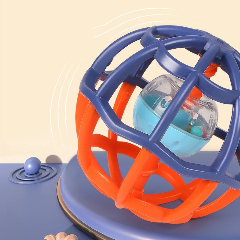 Baby Hand Grasp Ball Infant Puzzle Soft Glue Fitness Ball Kids Grasp Ability Training Color Cognition Parent-child Interaction