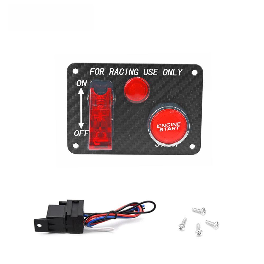 12V LED Racing Ignition Switch & Engine Start Panel