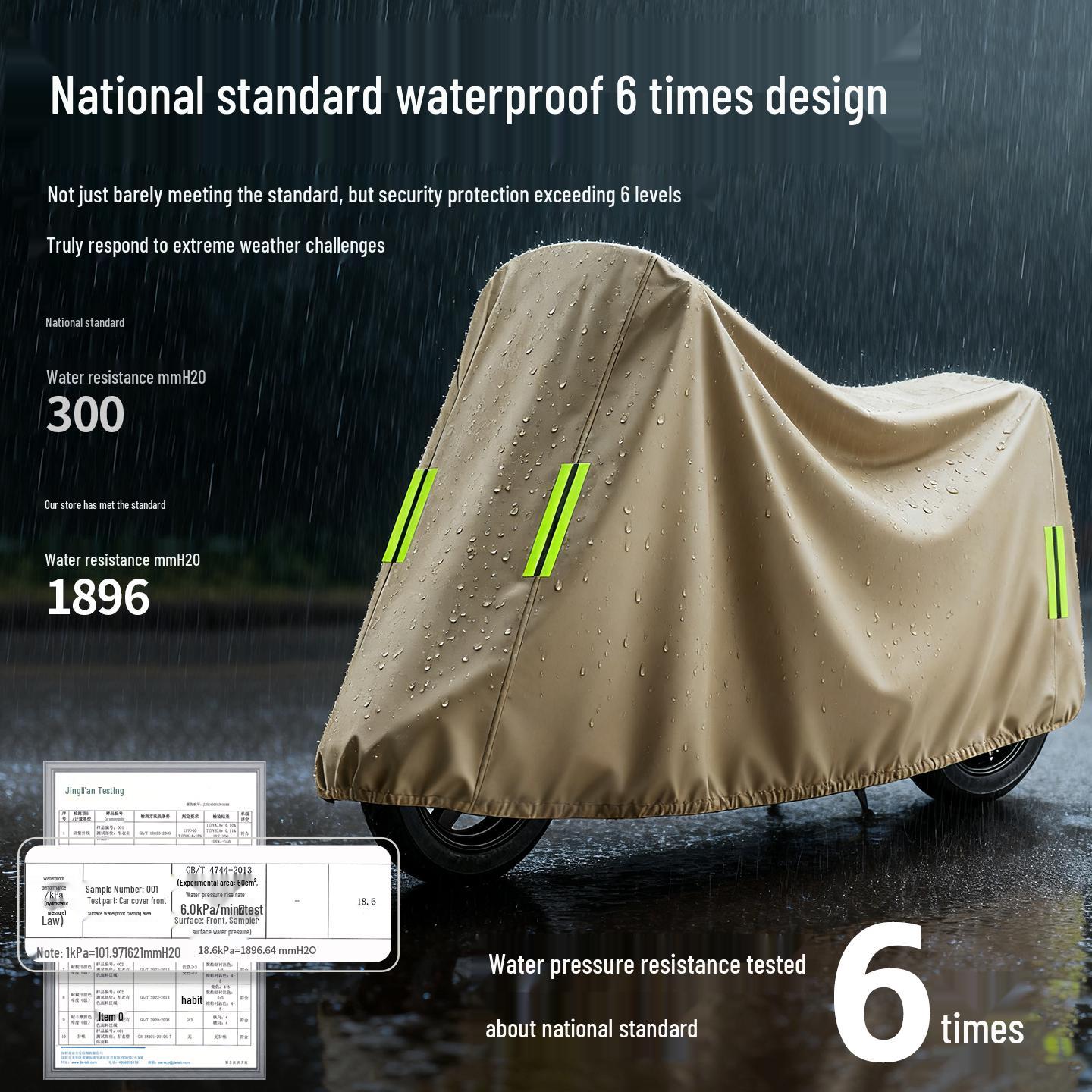 Waterproof Electric Vehicle & Motorcycle Sunshade and Dust Cover M