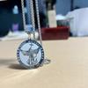 A Stainless Steel Necklace Pendant of Saint Michael the Archangel Suitable for Men and Women To Wear Everyday