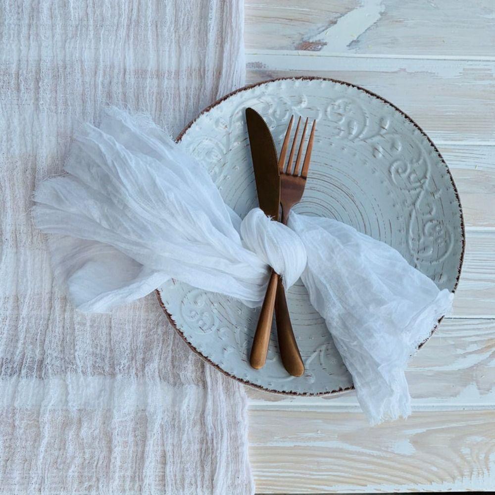Thin Dinner Kitchen Table Decoration Banquet Home Hotel Tea Towels Party Supply Napkin Design Mat