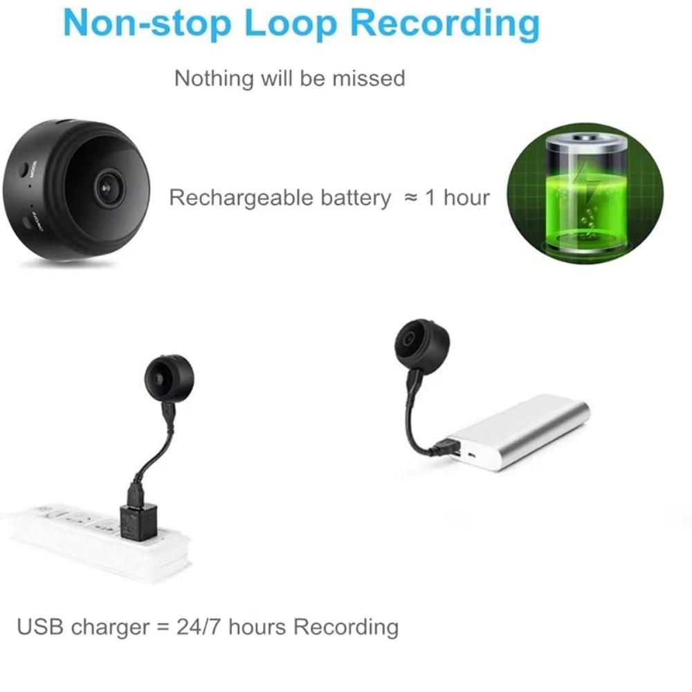 Wireless Design Mini Camera Motion Detection Wireless Camera Two-Way Talk Camera Home Indoor