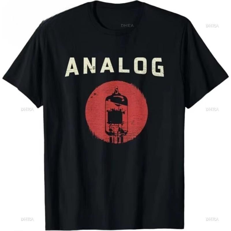 Lampový zesilovač Analogový Vintage Retro 80s 90s Tričko TShirt Trendy Minimalistický Elegantní Anime Tričko Pohodlné Okouzlující