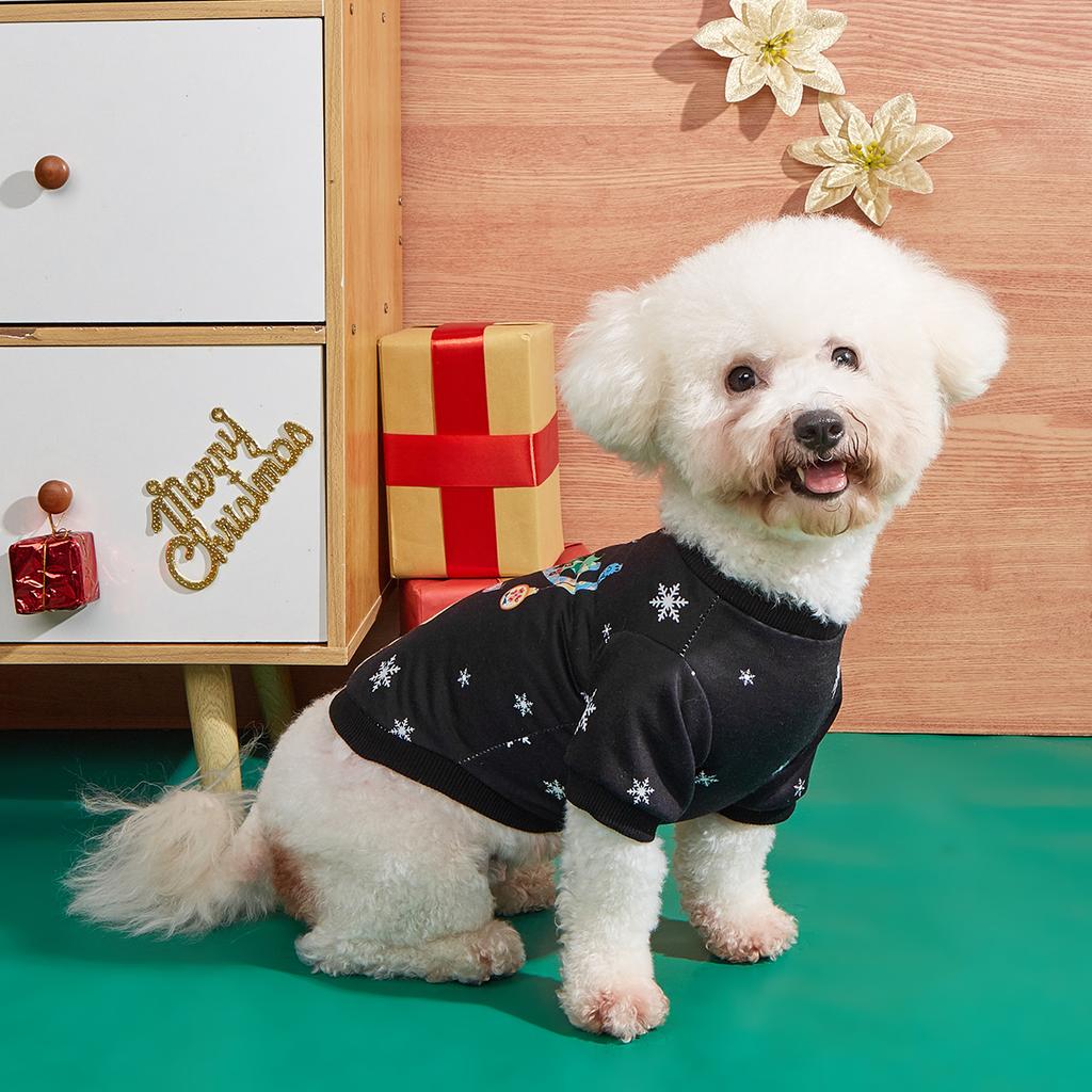 Dog Christmas Hoodies for Winter Puppy with Cute Elk Printed Sweatshirts for  Dog Cat Warm and Comfort  Shirts Christmas Dog Xma