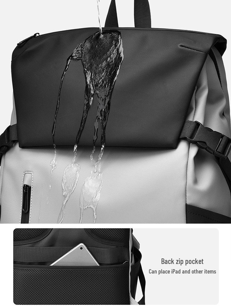 2025 Casual Sports Backpack: Large Capacity, Wet/Dry Separation for Students & Commuters