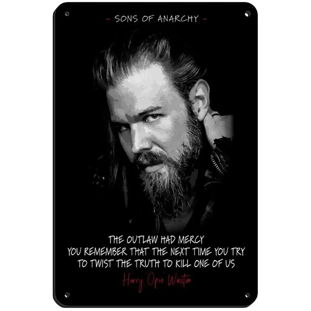 Metall Blechschild Sons of Anarchy Fear The Reaper Plakette Poster Bauernhof Zuhause Café Wanddekoration Vintage Metallplatte 12*8 Zoll