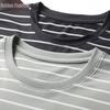 Jinjuan Men's 2026 Summer Classic Striped Round Neck T-shirt