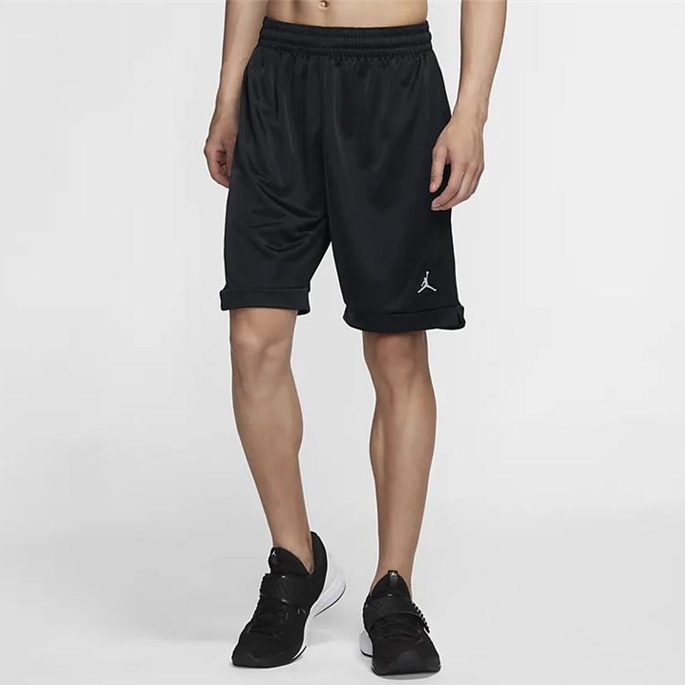 Jordan Quick-Dry Breathable Basketball Training Shorts Men Bottoms Black AR4316-010