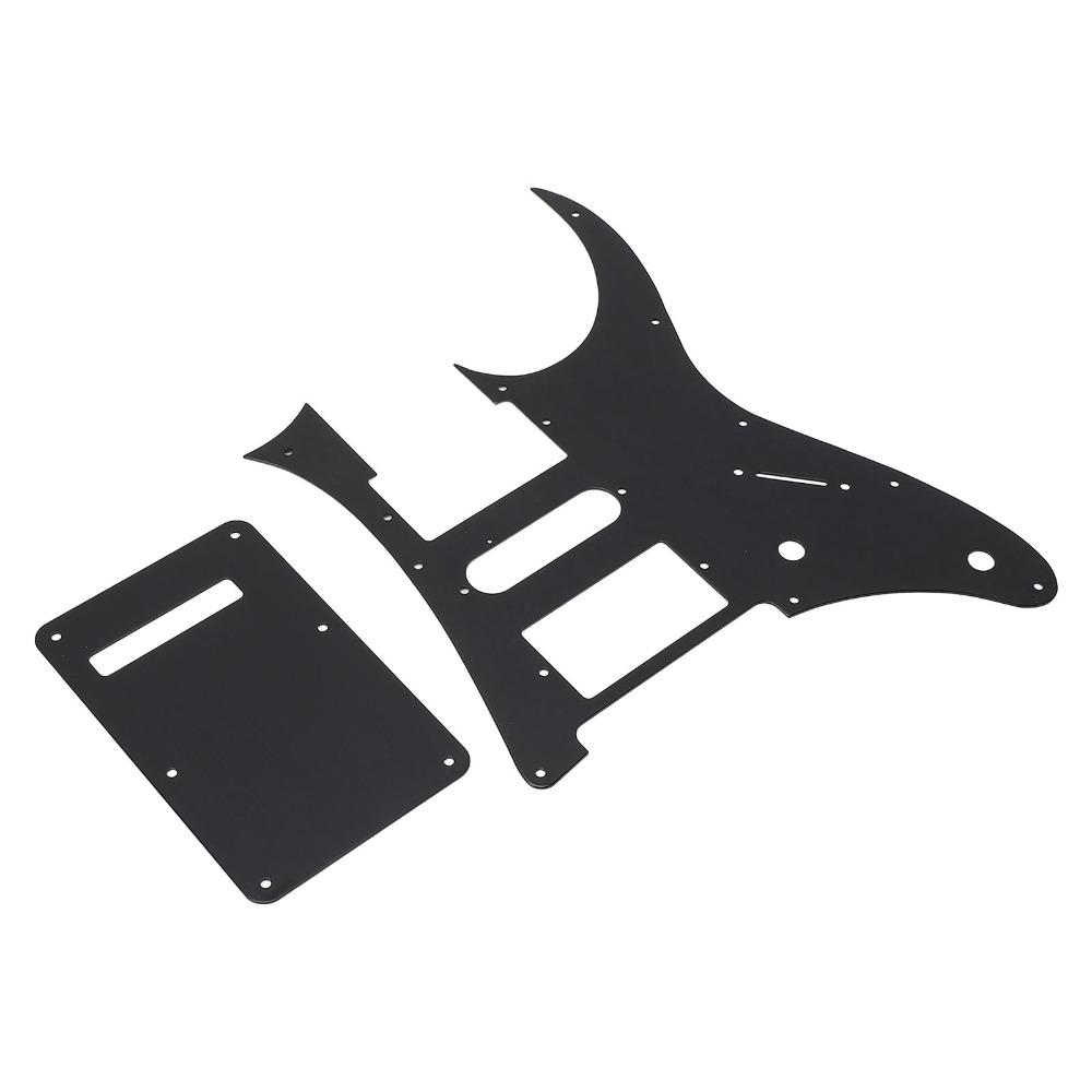 PVC Humbucker Pickguard Black Color Guitar Scratch Plate Replacement Pickguard  For Electric Guitar