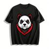 Fierce Panda Print Trendy Casual Loose Fit Top For Daily Wear Pure Cotton T-shirt