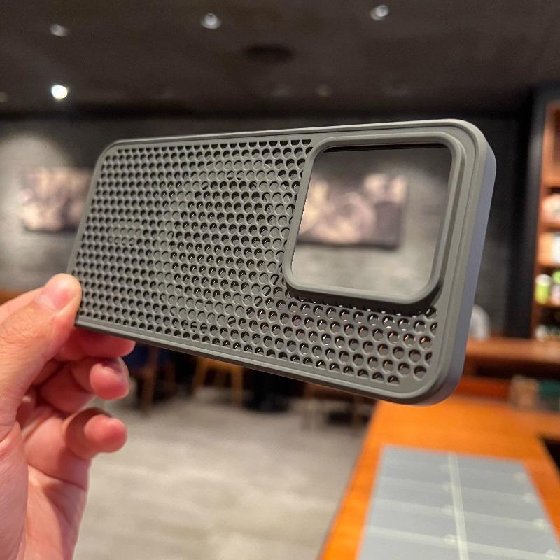 Coque Magnétique Dissipant la Chaleur Pour Xiaomi 17 Coque Trou d'Aération en Nid d'Abeille Couvercle de Charge Sans Fil Pour Xiaomi Mi 17 Coque Résistante aux Chocs