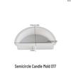 DIY Silicone Mold for Triangle, Square, Circle, Pentagon, Semicircle, Trapezoid, and Cloud Aromatherapy Plaster Candles