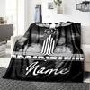 Rammstein Band Members And Smoke Four Seasons Blanket Customized With Your Name Lightweight And Warm Perfect Gift For Home Office Camping Sofa Travel