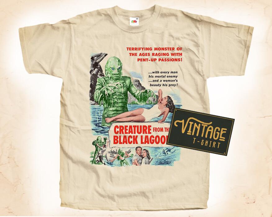 Creature From The Black Lagoon Tshirt Printed T Shirt For Unisex Dtg Natural S5xl