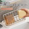 Stainless Steel Soap Rack Kitchen Bathroom Sink Shelf W Drainage Tray Rust-resistant Saver Basket For Kitchen Bathroom Accessory
