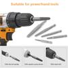 Water Pipe Extractor Drill Bits Guide Set Screw Extractor Screwdriver Extension Center Drill Bit