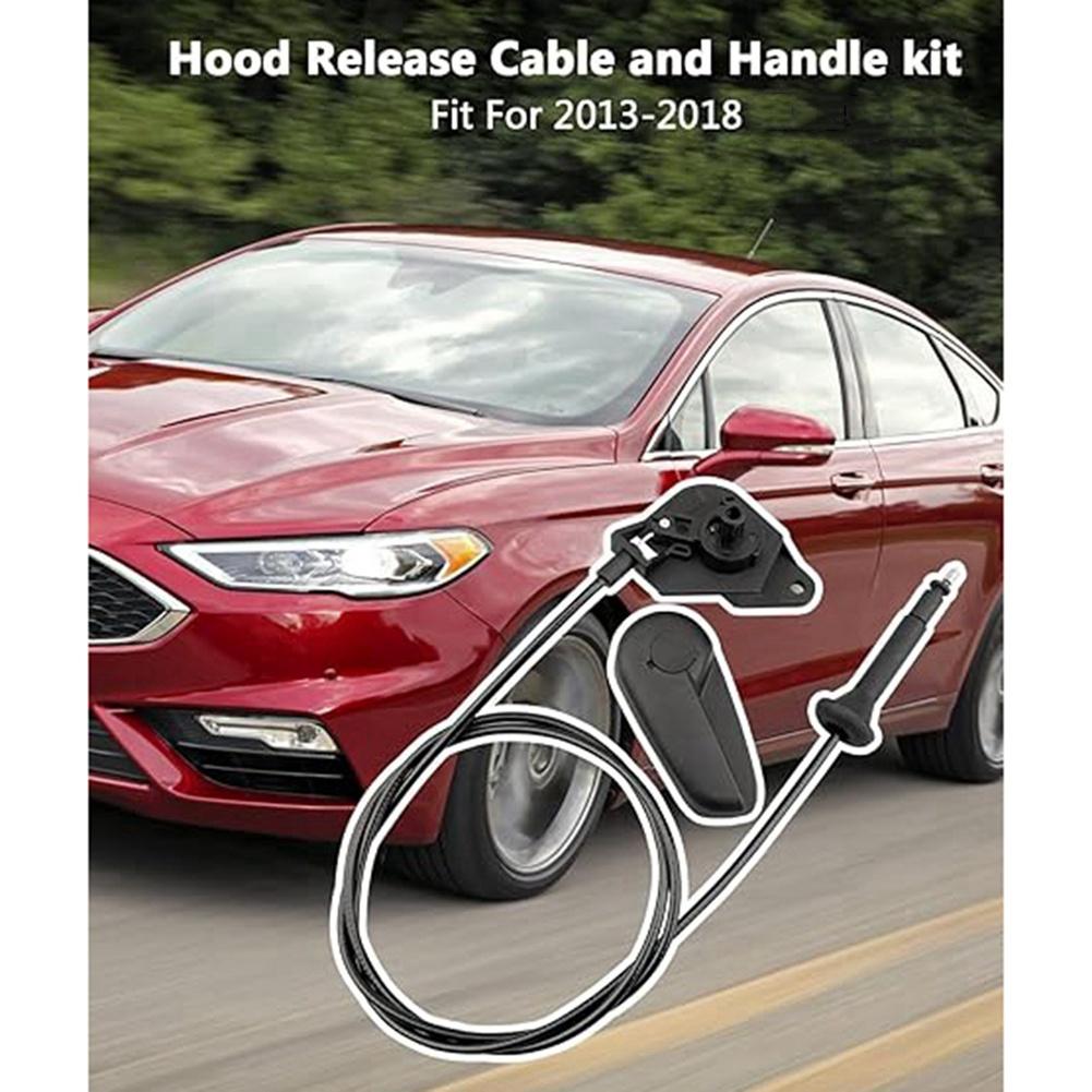 T-Top-Rated-Hood Release Cable Assembly Kit For Ford Fusion 2013-2018 DS7Z-99042C74-A DS7Z-16916-F DS7Z-16916-G