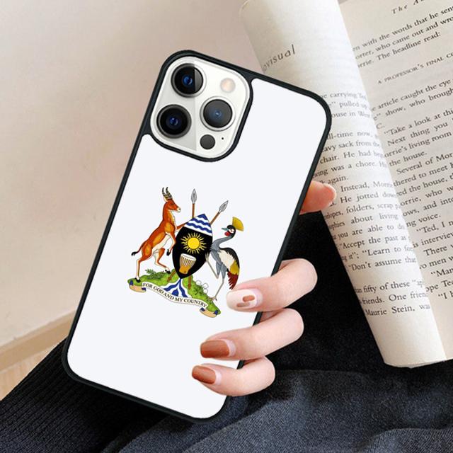 Uganda Flag Phone Case Cover For iPhone 17 Air 16 15 14 Plus 12 13 Pro Max Coque Shell Fundas